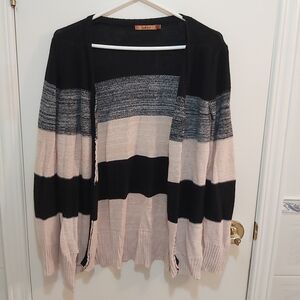 Belldini striped cardigan, size small (S)
